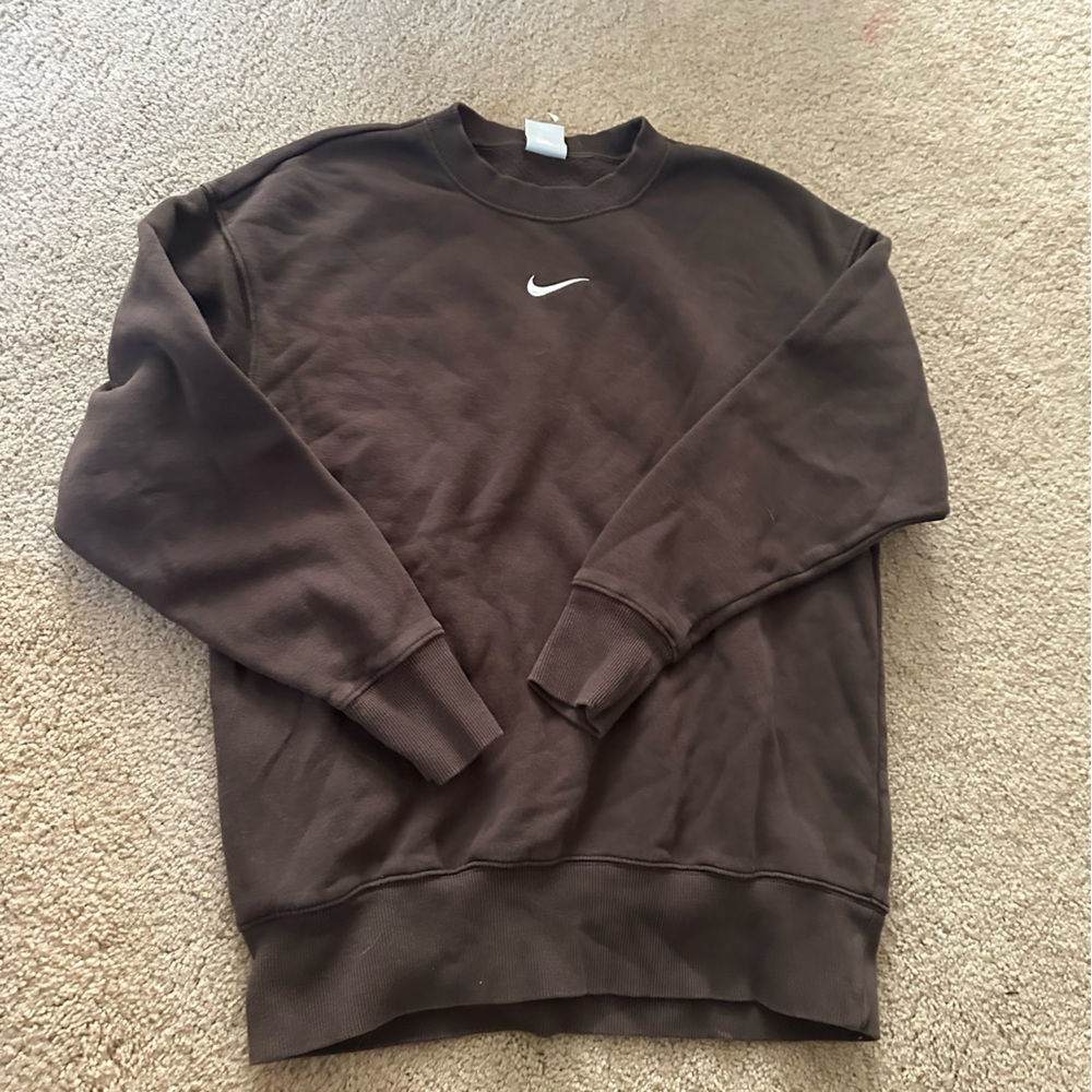 Nike Dark Brown Crewneck Sweatshirt